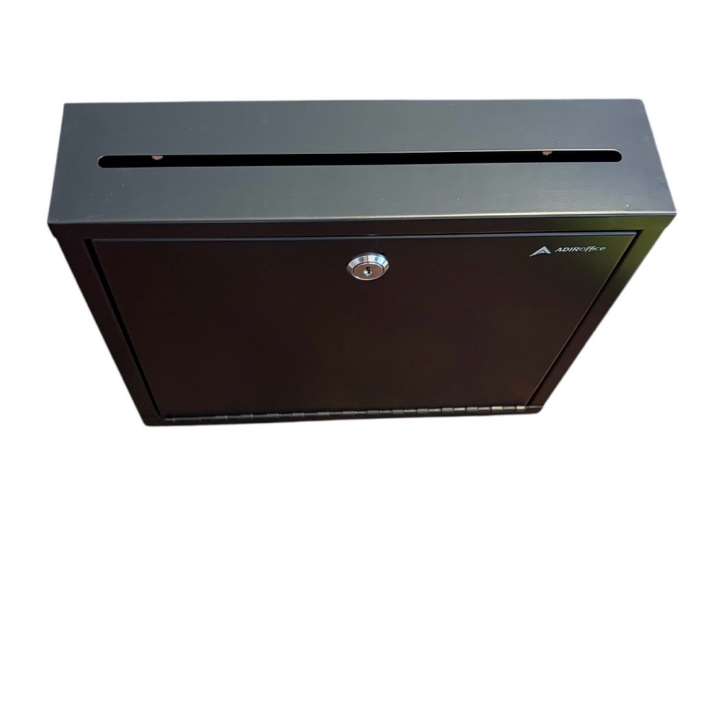 AdirOffice Large Steel Multi-Purpose Secure Drop Box (Item #ADI631-03-BLK) NIB - Picture 2 of 10